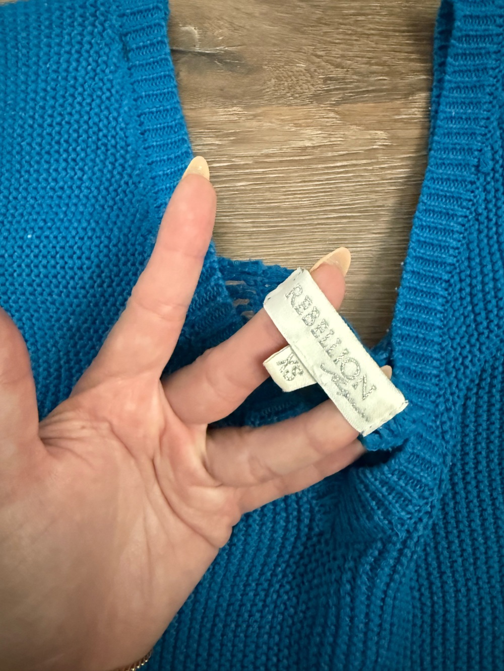Rebellion Blue Knit Set - Picture 3 of 4